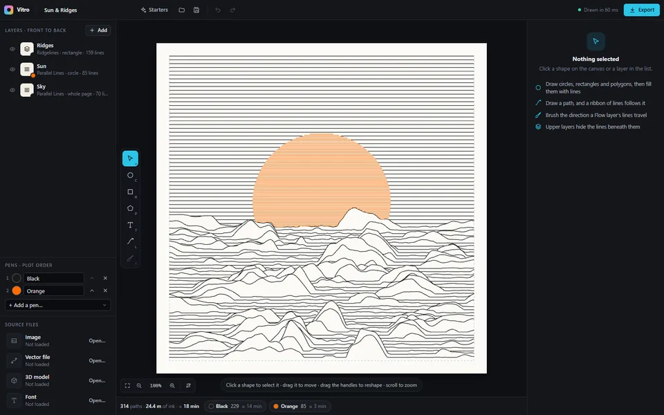 Screenshot of Plotter Utility