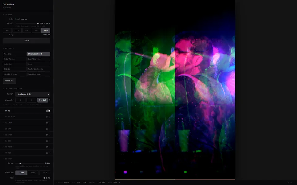 Screenshot of Vitro Databend