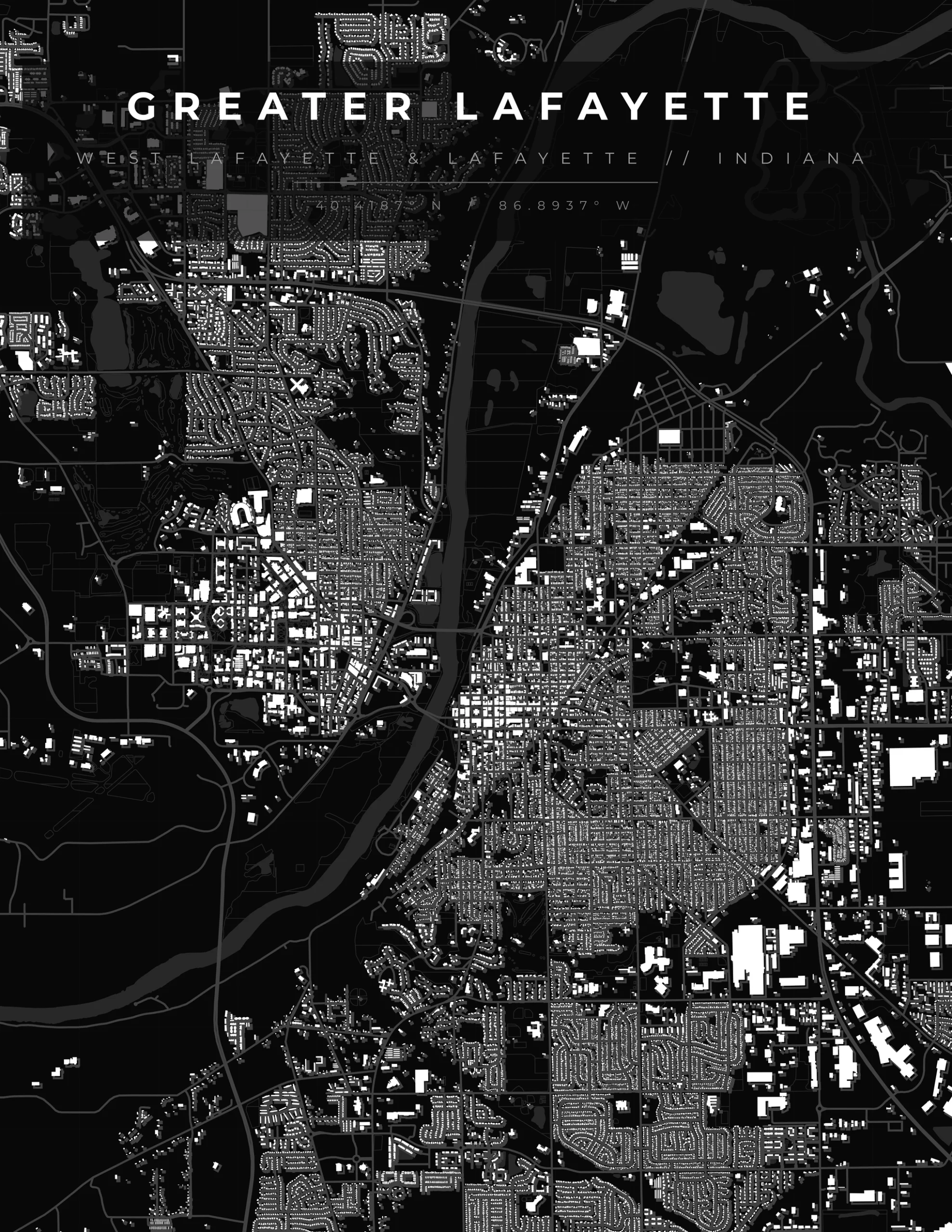 High Resolution Greater Lafayette Survey