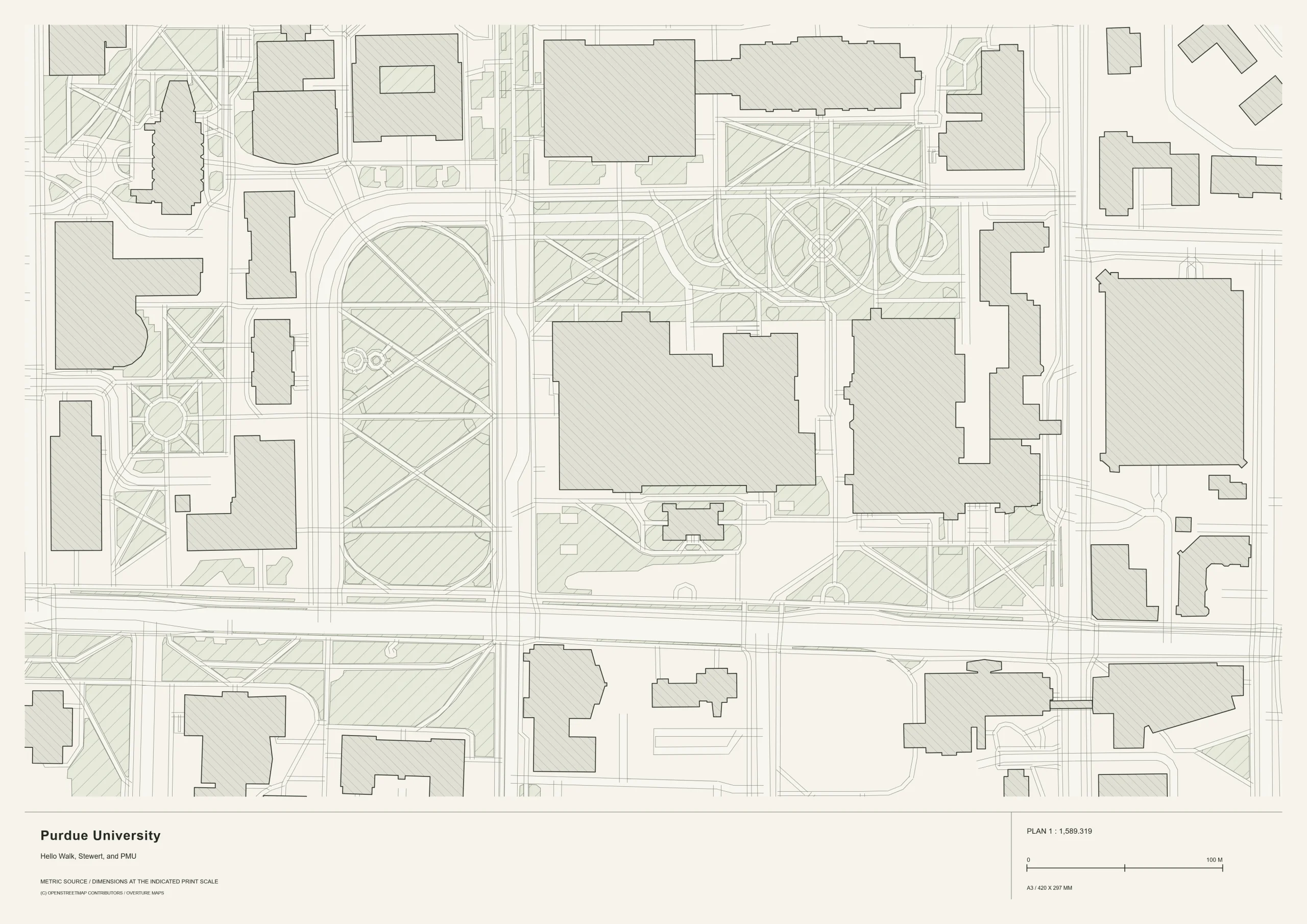 High Resolution Purdue University Survey